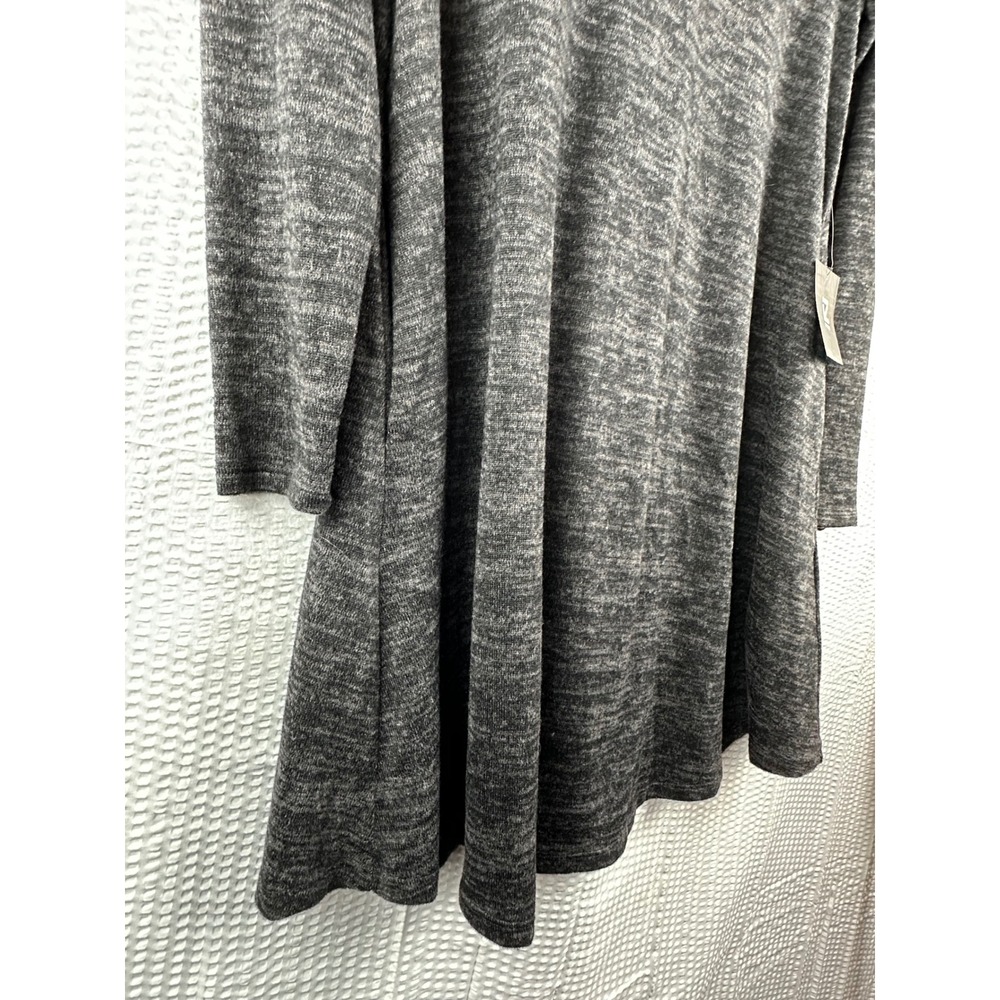 IZ Byer Women's‎ Black Crisscross V-Neck Long Sleeve A-Line Dress MEDIUM NWT - Picture 4 of 10